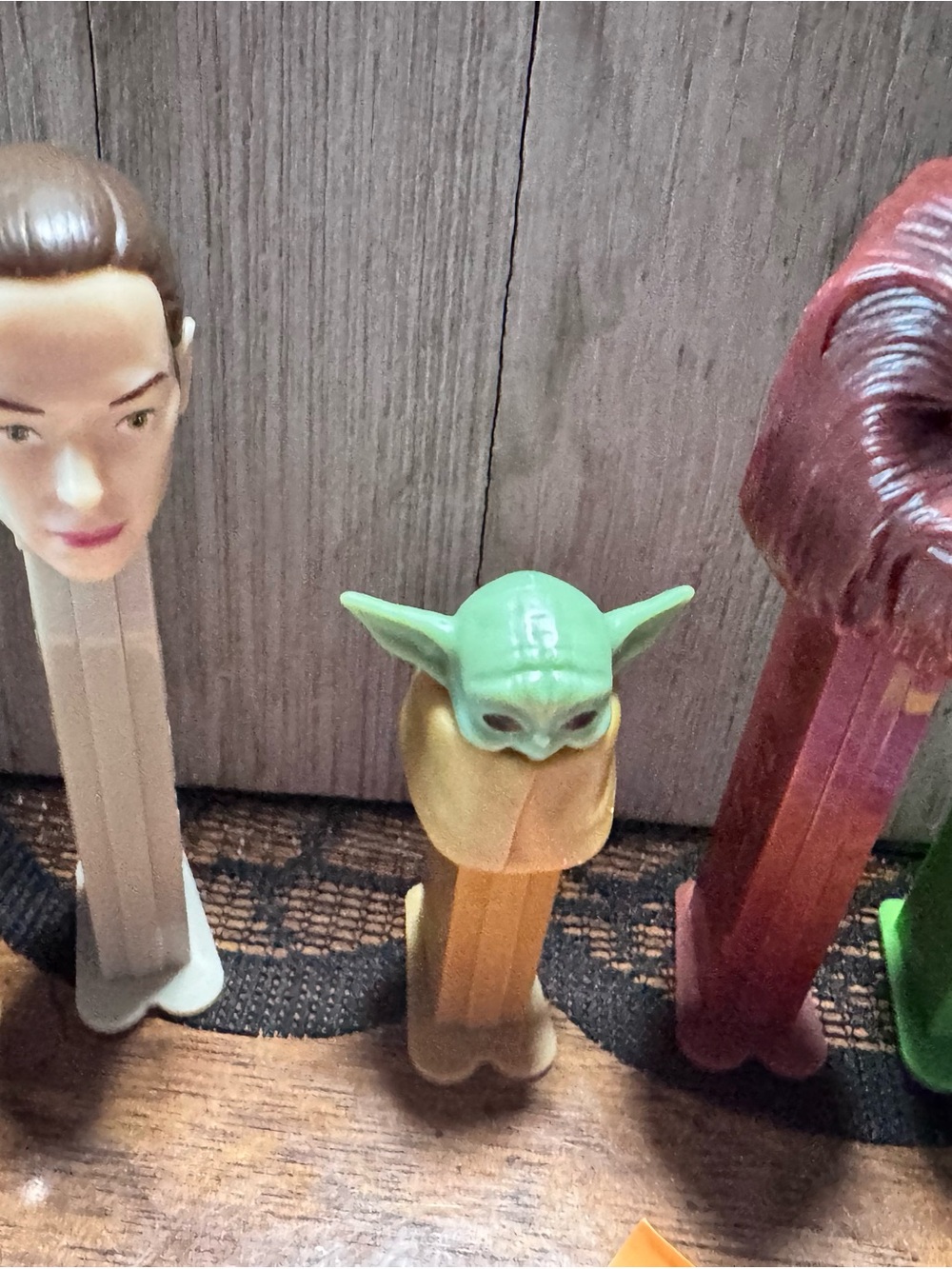 PEZ-Style Green and Tan Character Candy Dispenser - Baby Alien Design